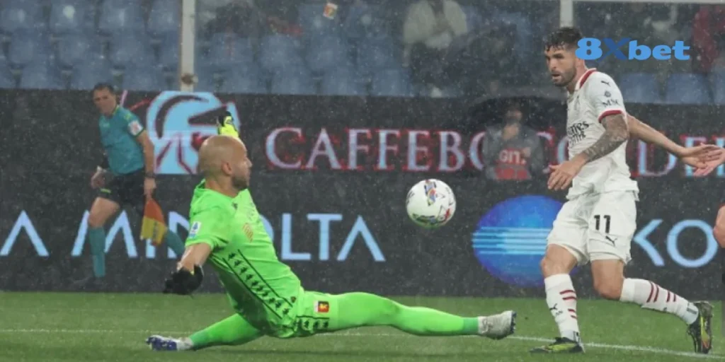 8xbet Genoa đấu với Milan – Màn ngược dòng kịch tính dưới mưa Serie A
